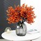 Babys Breath Orange Silk Artificial Flowers 6 Bundle European Fake Silk